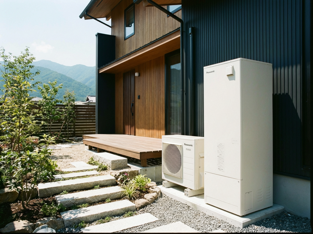 エコキュート設置住宅のイメージ