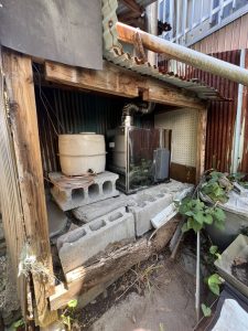 飯塚市で行った灯油ボイラー交換工事の施工後の様子